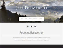 Tablet Screenshot of jeffdelmerico.com